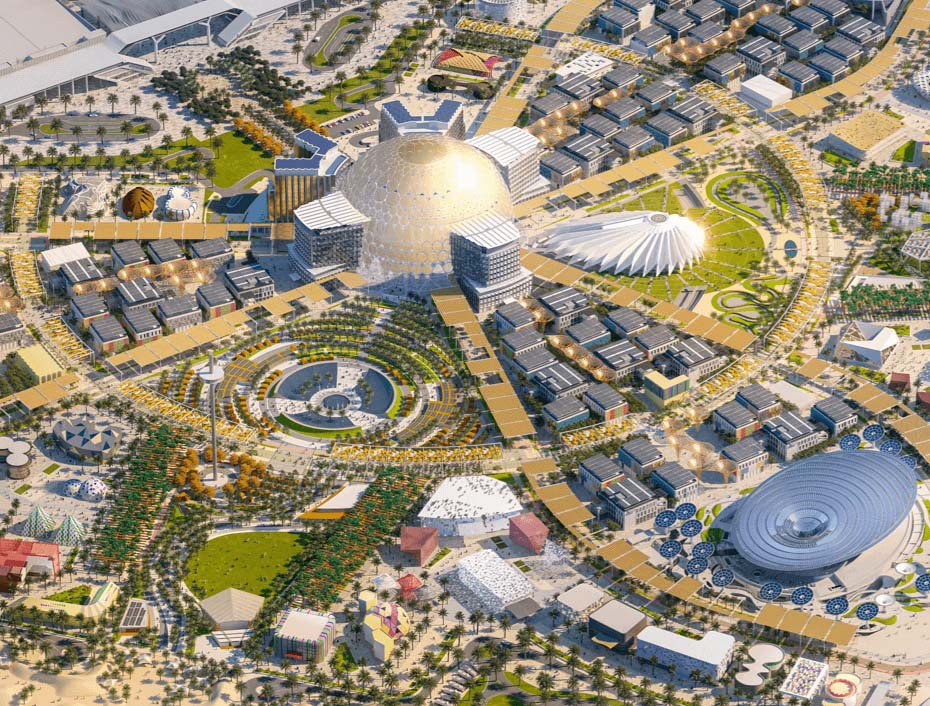 Expo 2020 карта